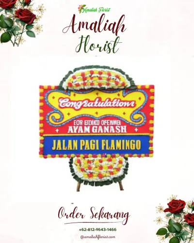 Bunga Papan Congratulation di Tenajar Kidul